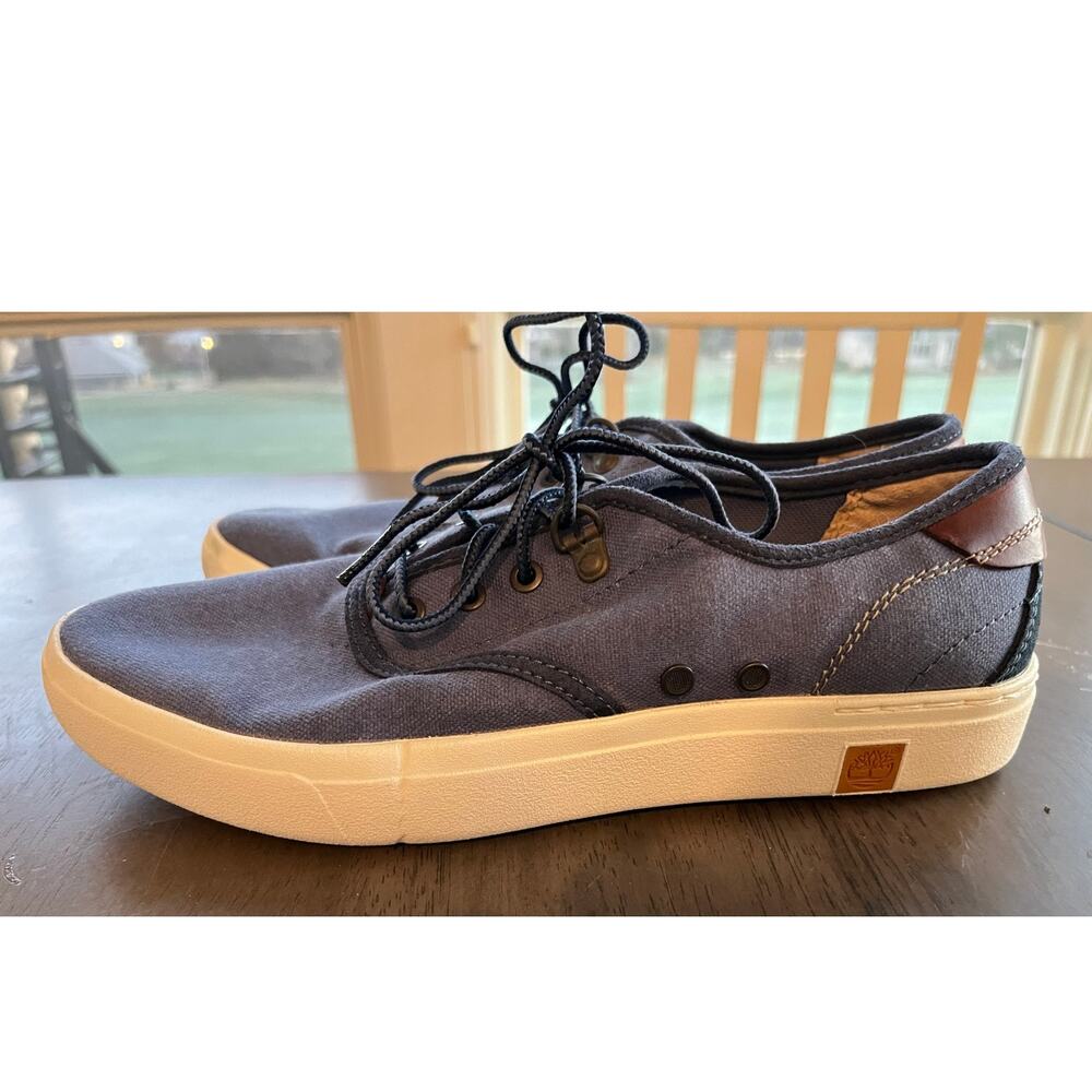 Timberland Women's Amherst Oxford Shoes Size 9 Indigo Blue Chambray Casual - Picture 4 of 8